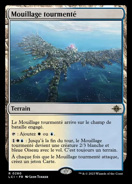 Mouillage tourmenté, carte Magic LCI 280 — extension The Lost Caverns of Ixalan