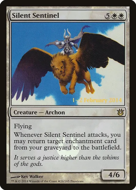 Silent Sentinel, Magic card PBNG 26★ — Born of the Gods Promos set
