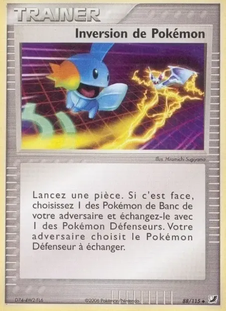 Inversion de Pokémon, carte Pokémon UF 88 — extension EX Forces Cachées
