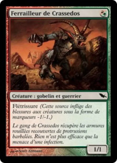 Ferrailleur de Crassedos, carte Magic SHM 217 — extension Sombrelande