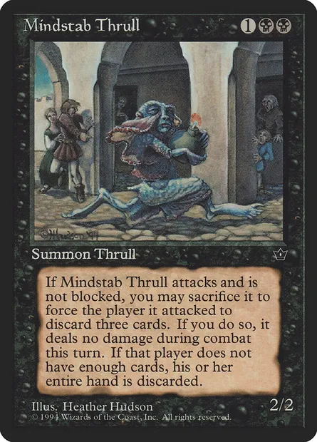 Srâne percesprit, carte Magic FEM 40b — extension Fallen Empires