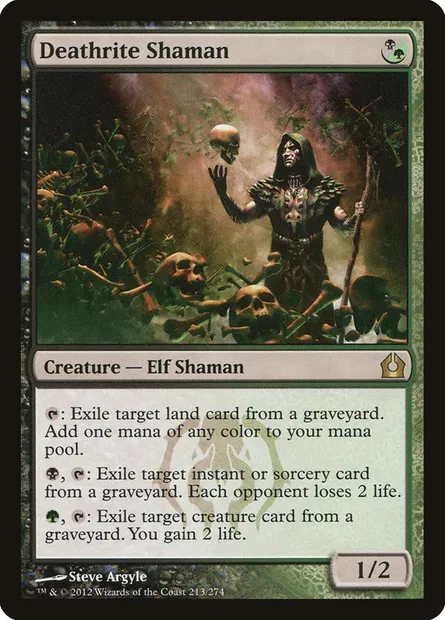 Deathrite Shaman, Magic card RTR 213 — Return to Ravnica set