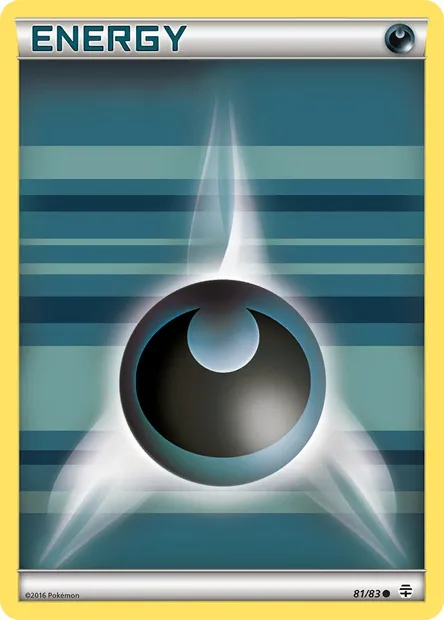 Darkness Energy, Pokémon card GEN 81 — Generations set