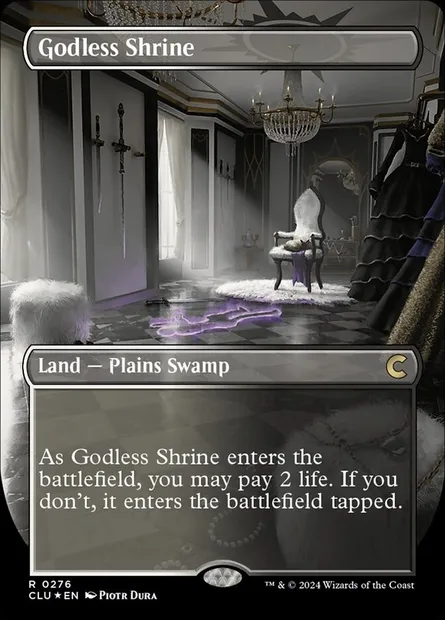 Godless Shrine, Magic card CLU 276 — Ravnica: Clue Edition set
