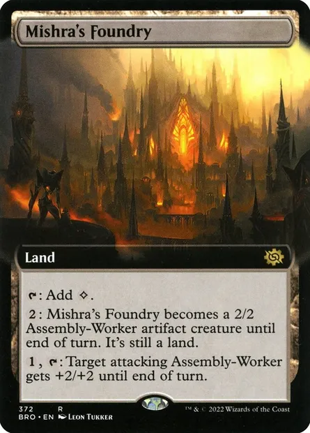 Mishra's Foundry, Magic card BRO 372 — The Brothers' War set