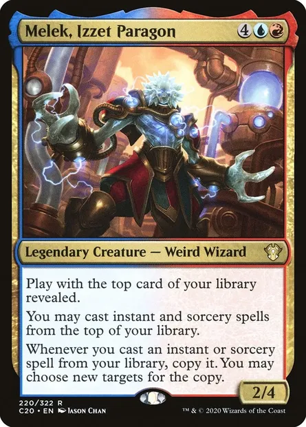 Melek, Izzet Paragon, Magic card C20 220 — Commander 2020 set