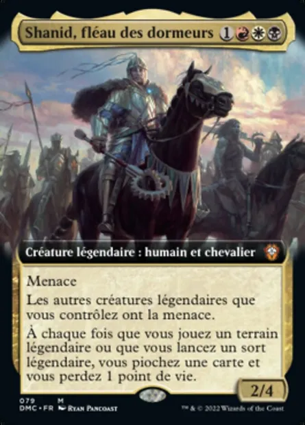 Shanid, fléau des dormeurs, carte Magic DMC 79 — extension Dominaria United Commander