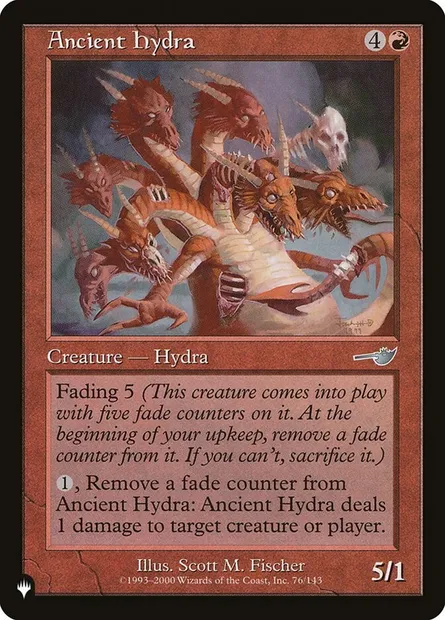 Hydre ancienne, carte Magic PLST NEM-76 — extension The List
