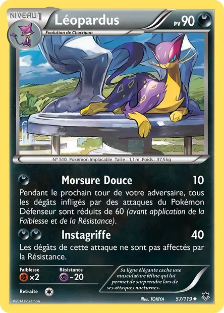 Léopardus, carte Pokémon PHF 57 — extension Vigueur Spectrale