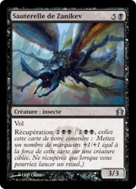 Sauterelle de Zanikev, carte Magic RTR 84 — extension Retour à Ravnica