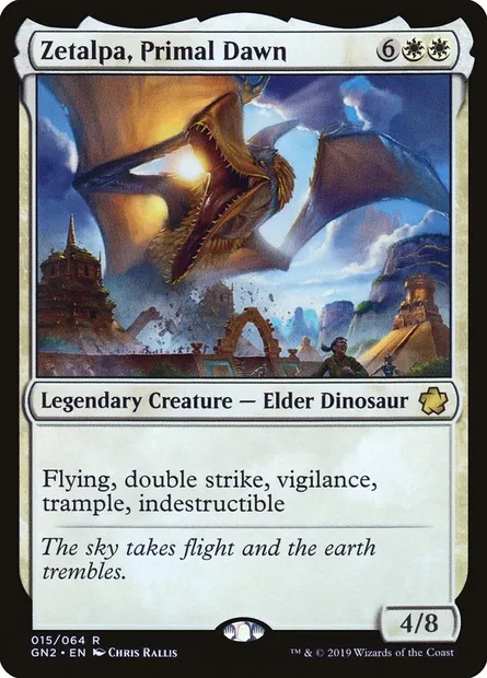 Zetalpa, Primal Dawn, Magic card GN2 15 — Game Night 2019 set