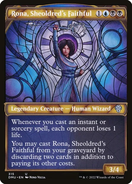 Rona, Sheoldred's Faithful, Magic card DMU 315 — Dominaria United set