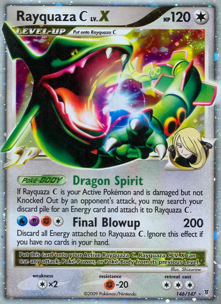 Rayquaza C LV.X, Pokémon card SV 146 — Supreme Victors set