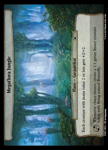 Megaflora Jungle, Magic card MOC 57 — March of the Machine Commander set