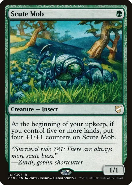 Scute Mob, Magic card C18 161 — Commander 2018 set