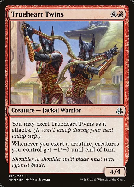 Trueheart Twins, Magic card AKH 153 — Amonkhet set