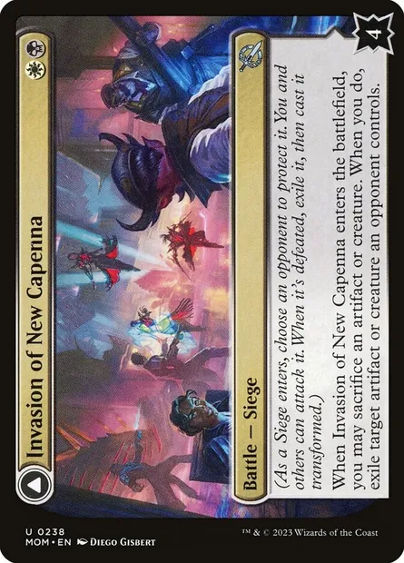 Invasion of New Capenna // Holy Frazzle-Cannon, Magic card MOM 238 — March of the Machine set