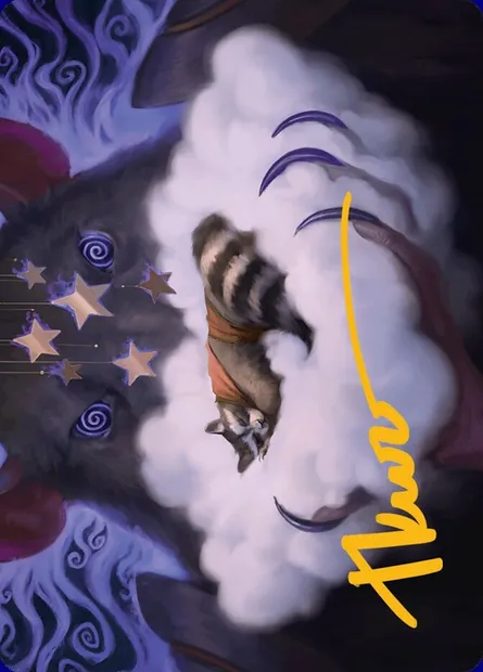 Kitnap // Kitnap, carte Magic ABLB 7 — extension Bloomburrow Art Series