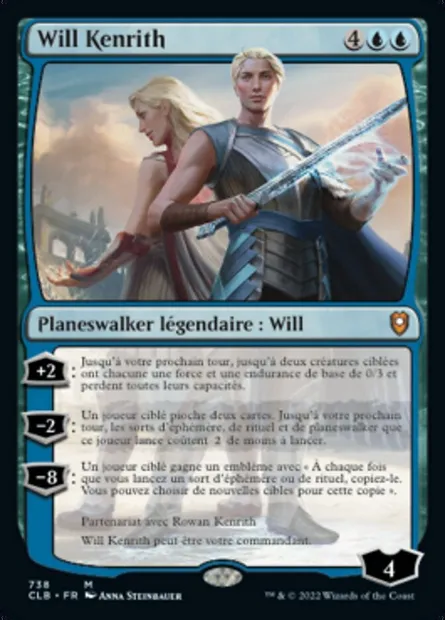Will Kenrith, carte Magic CLB 738 — extension Commander Légendes : la bataille de la Porte de Baldur