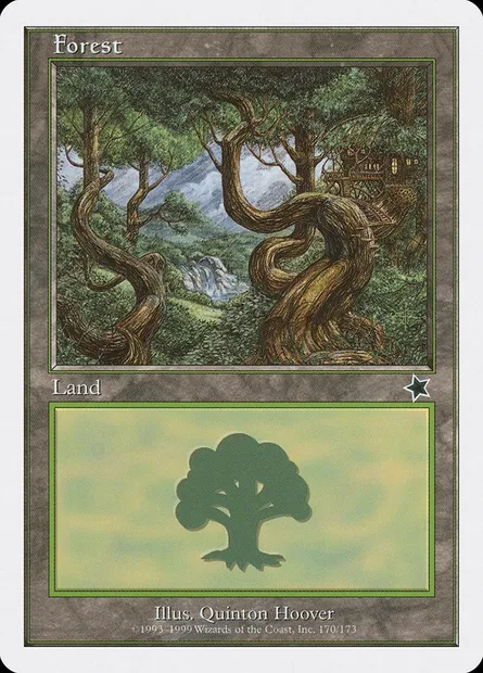 Forêt, carte Magic S99 170 — extension Starter 1999