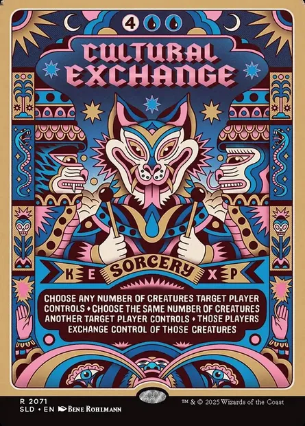 Cultural Exchange, Magic card SLD 2071 — Secret Lair Drop set