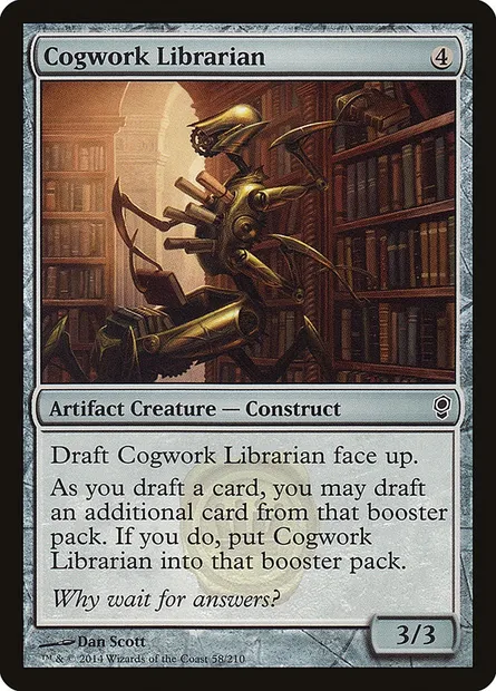 Cogwork Librarian, carte Magic CNS 58 — extension Conspiration