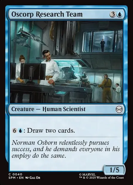Oscorp Research Team, Magic card SPM 40 — Marvel's Spider-Man set