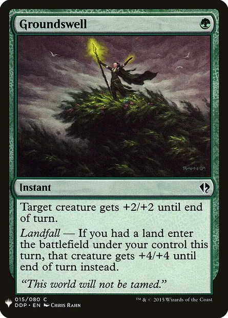 Groundswell, Magic card PLST DDP-15 — The List set