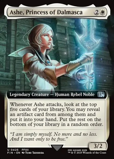 Ashe, Princess of Dalmasca, Magic card FIN 425 — Final Fantasy set