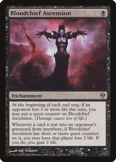 Bloodchief Ascension, Magic card ZEN 82 — Zendikar set