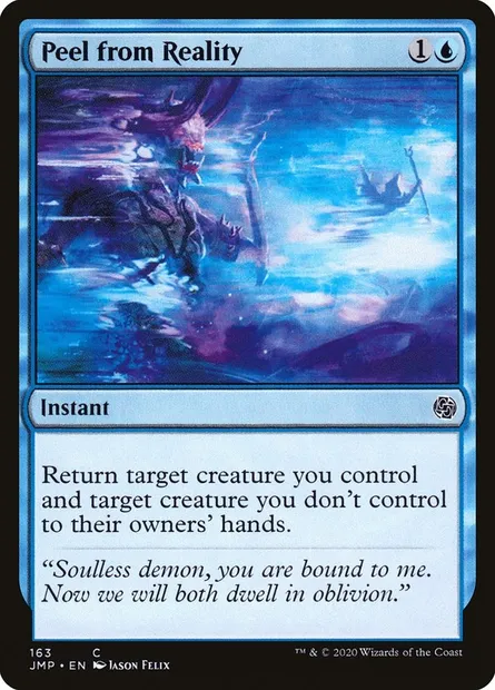 Peel from Reality, Magic card JMP 163 — Jumpstart set