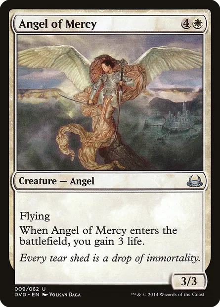 Ange de miséricorde, carte Magic DVD 9 — extension Duel Decks Anthology: Divine vs. Demonic