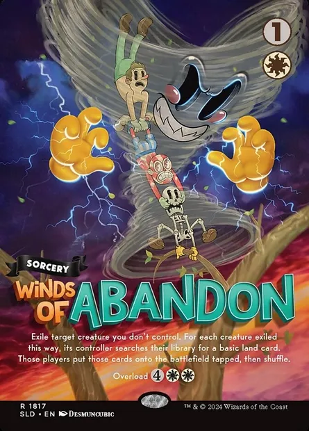 Vents d'abandon, carte Magic SLD 1817 — extension Secret Lair Drop