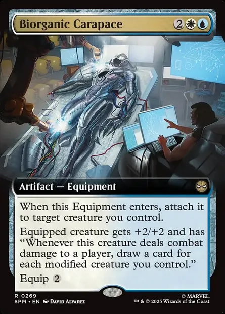 Biorganic Carapace, Magic card SPM 269 — Marvel's Spider-Man set