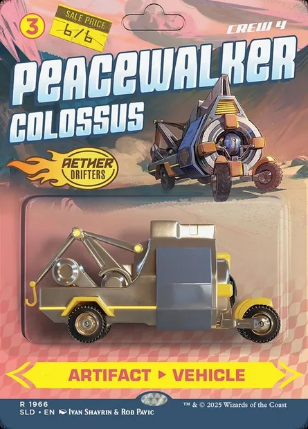 Peacewalker Colossus // Peacewalker Colossus, carte Magic SLD 1966 — extension Secret Lair Drop