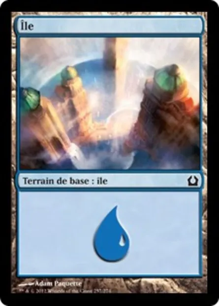 Île, carte Magic RTR 257 — extension Retour à Ravnica