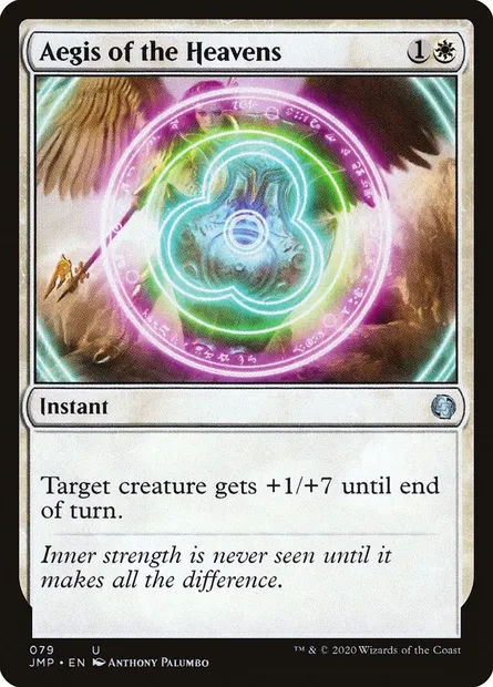 Aegis of the Heavens, Magic card JMP 79 — Jumpstart set