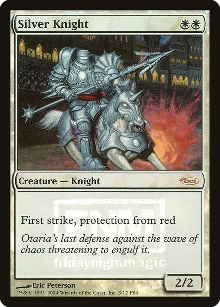 Silver Knight, Magic card F04 3 — Friday Night Magic 2004 set