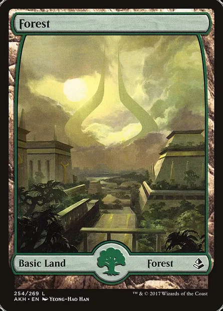 Forest, Magic card AKH 254 — Amonkhet set