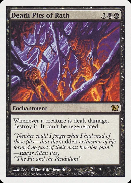Mort-fosses de Rajh, carte Magic 9ED 123 — extension Neuvième Edition