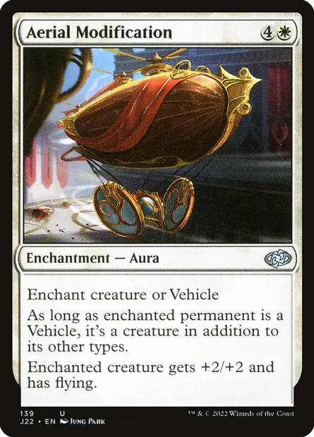 Aerial Modification, Magic card J22 139 — Jumpstart 2022 set