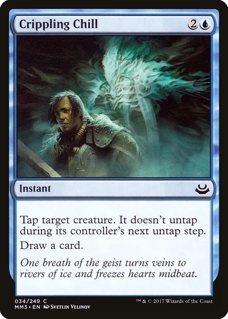 Crippling Chill, Magic card MM3 34 — Modern Masters 2017 set