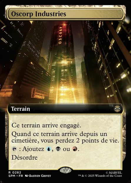 Oscorp Industries, carte Magic SPM 282 — extension Marvel's Spider-Man