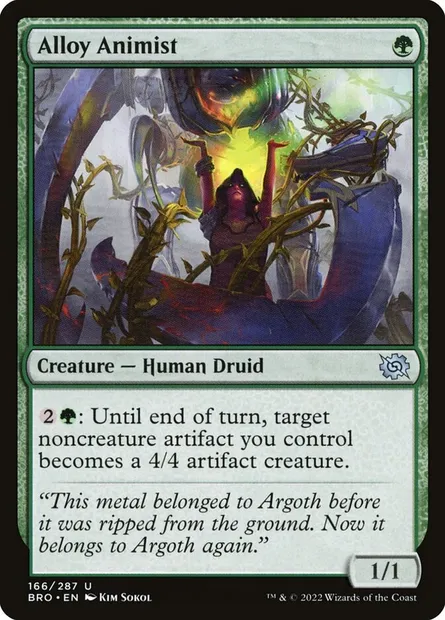 Alloy Animist, Magic card BRO 166 — The Brothers' War set