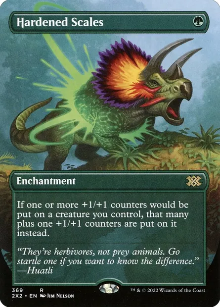 Hardened Scales, Magic card 2X2 369 — Double Masters 2022 set