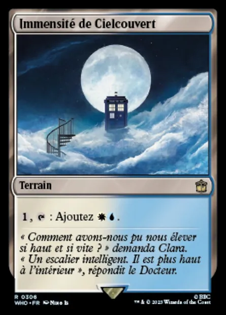 Immensité de Cielcouvert, carte Magic WHO 306 — extension Doctor Who