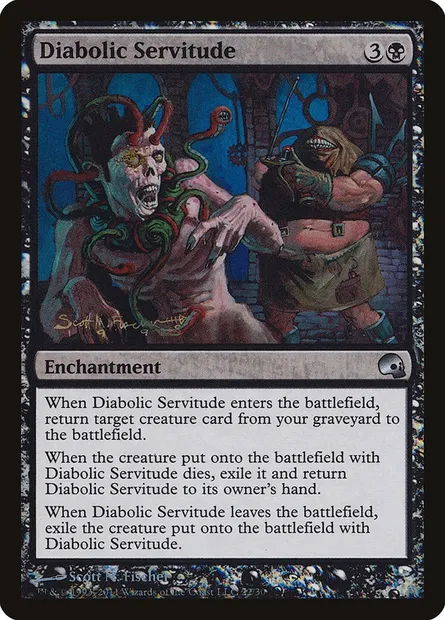 Diabolic Servitude, Magic card PD3 22 — Premium Deck Series: Graveborn set