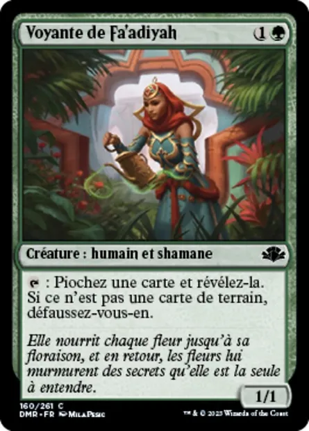 Voyante de Fa'adiyah, carte Magic DMR 160 — extension Dominaria Remastered