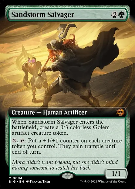 Sandstorm Salvager, Magic card BIG 84 — The Big Score set