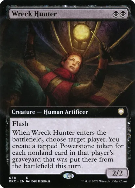 Wreck Hunter, Magic card BRC 58 — The Brothers' War Commander set